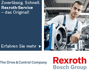 Vertriebspartner und zertifizierter Servicepartner von Bosch Rexroth